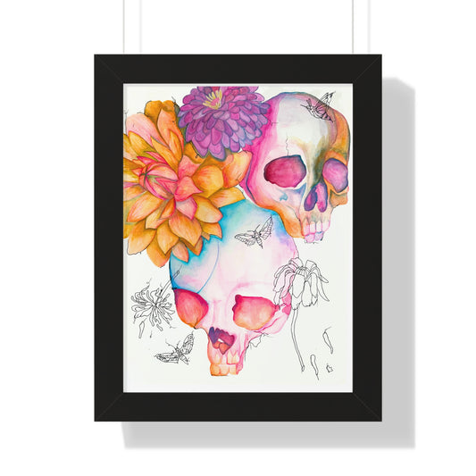 Floral Skull Art Print