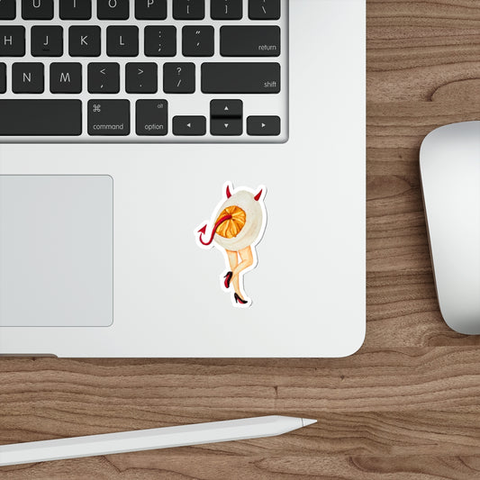 "Deviled Darkling" Deviled Egg Sticker