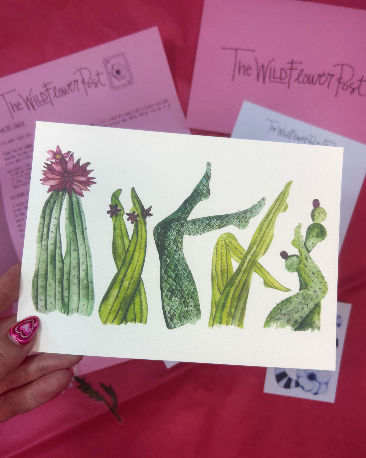 The Wildflower Post | Monthly Snail Mail Art Club