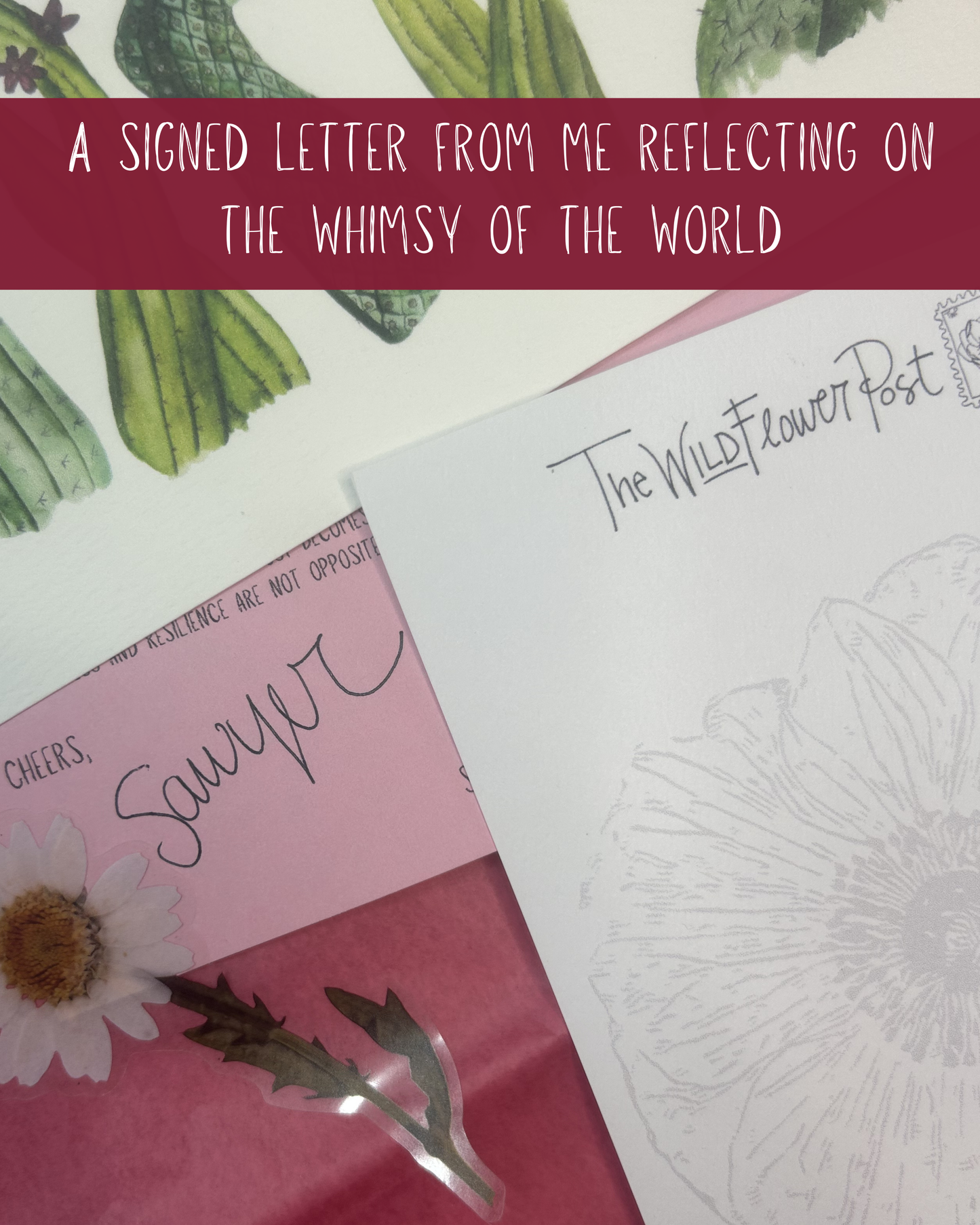 The Wildflower Post | Monthly Snail Mail Art Club