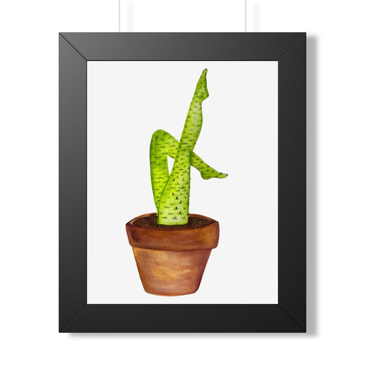 Framed Cactus Leg Poster