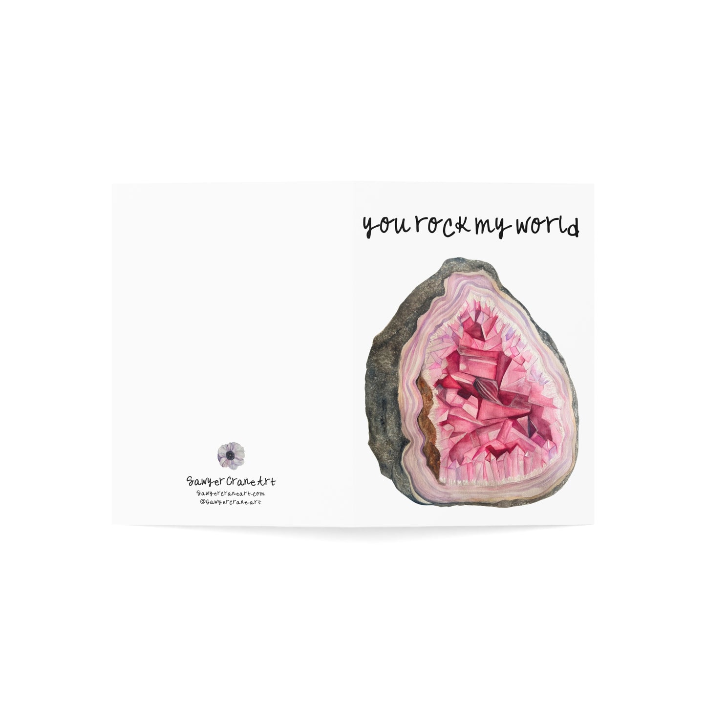 Copy of Texas Bluebonnet Heart Greeting Cards | Austin Lone Star Wildflower Anatomical