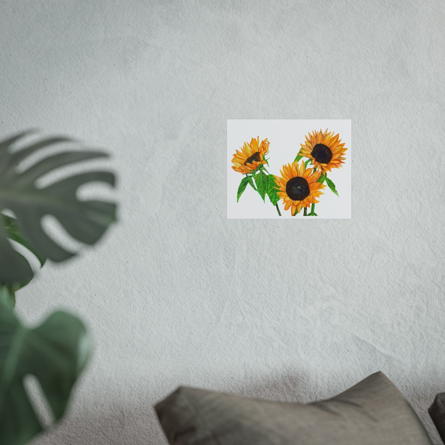Sunflower Giclée Art Print — Bright Botanical Wall Art