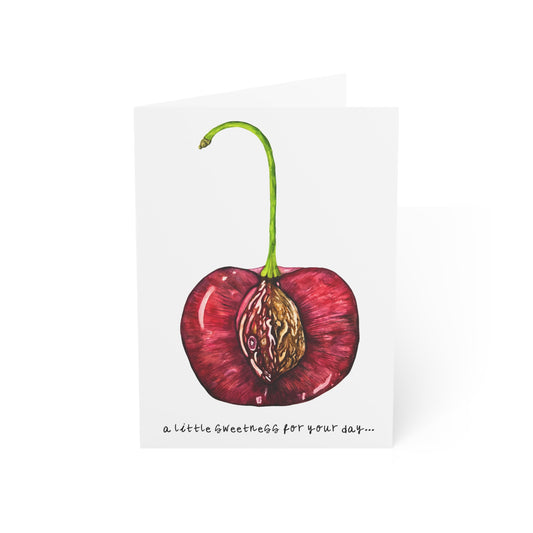 Cherry Sweet Note Just Because Cheery Up Card Greeting Cards