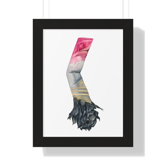 Framed Lipstick Cigarette Iconic 'One Last Drag'