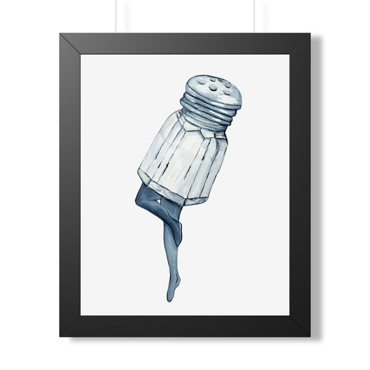 Salt Shaker Art Print Minimalist Kitchen Poster