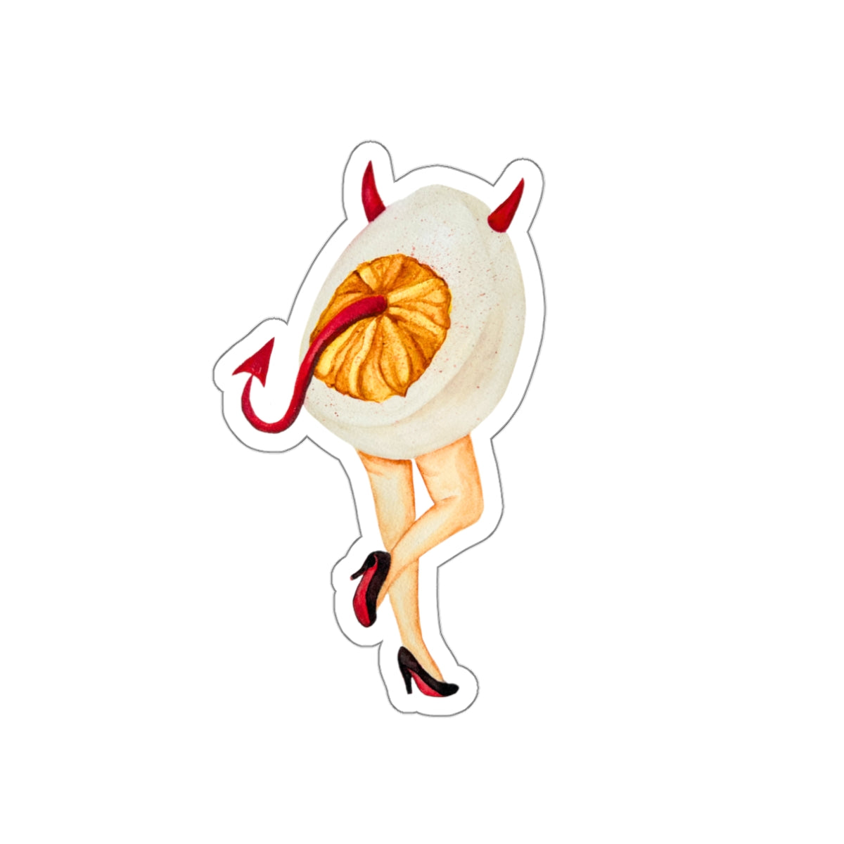 "Deviled Darkling" Deviled Egg Sticker